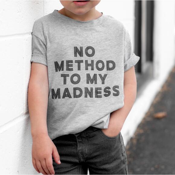 No Method To My Madness Boy's Graphic Tee 4T - Picture 1 of 2